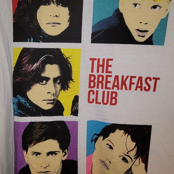 Breakfast Club Tee 2x Lot 2 NEW T Shirt 18 20 Black Silver Glitter White Warhol - Picture 10 of 13